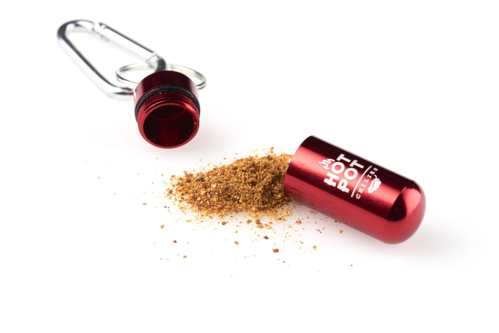 Schlüsselanhänger "Keychain Special" Chilipulver, Rot